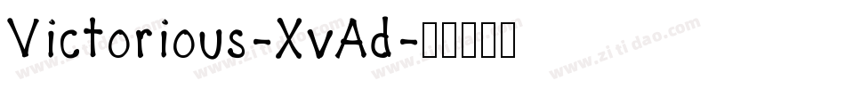 Victorious-XvAd字体转换