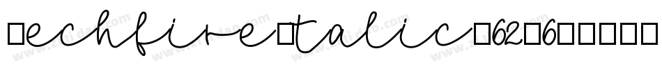 MechfireItalic-62G6字体转换 MechfireItalic-62G6字体转换