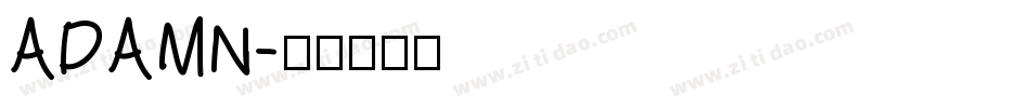 ADAMN字体转换