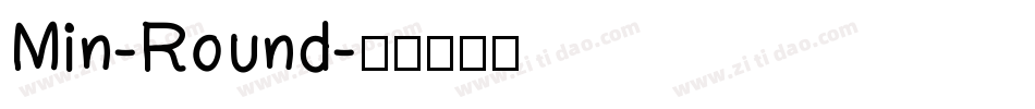 Min-Round字体转换