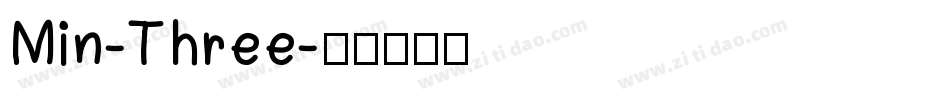 Min-Three字体转换