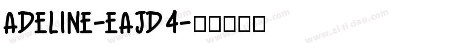 Adeline-EaJD4字体转换