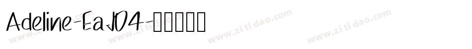 Adeline-EaJD4字体转换