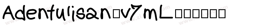 Adentulisan-v7mL字体转换