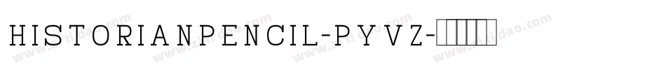 Historianpencil-PyVZ字体转换