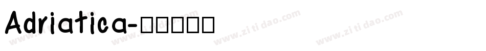 Adriatica字体转换