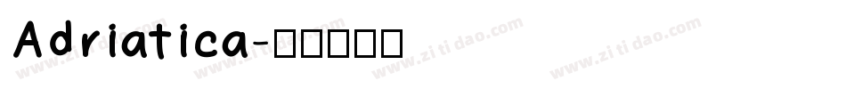 Adriatica字体转换