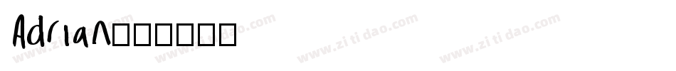 Adrian字体转换