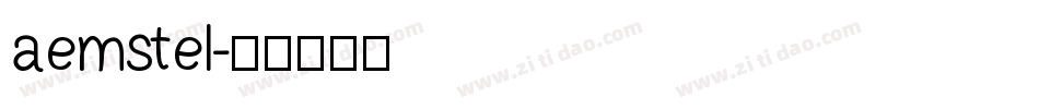 aemstel字体转换
