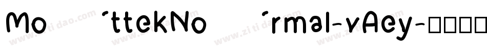 MottekNormal-vAey字体转换