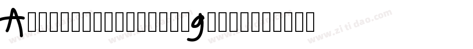 AGSchulbuchBQ-Regular字体转换