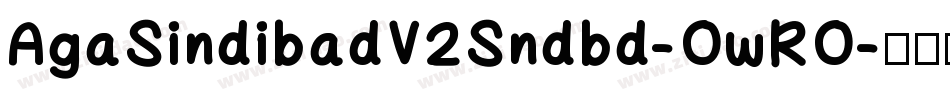 AgaSindibadV2Sndbd-OwRO字体转换