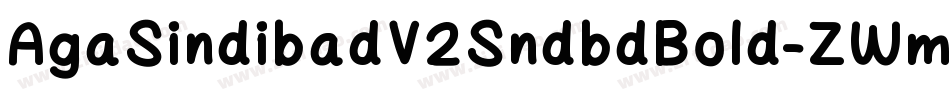 AgaSindibadV2SndbdBold-ZWmq字体转换