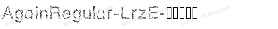 AgainRegular-LrzE字体转换