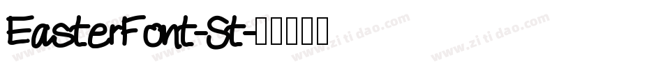 EasterFont-St字体转换