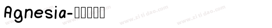 Agnesia字体转换