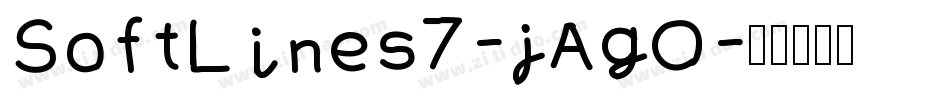 SoftLines7-jAgO字体转换