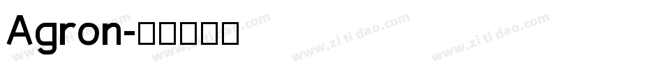 Agron字体转换