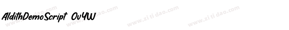 AldithDemoScript-2OvYW字体转换