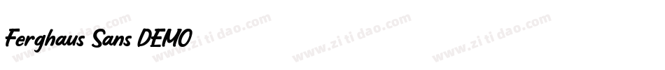 Ferghaus-Sans-DEMO-2字体转换