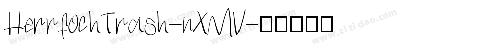 HerrfochTrash-nXMV字体转换