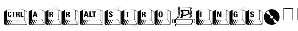 CarrAstroDings字体转换