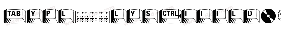 TypeKeysFilled-WJKG字体转换