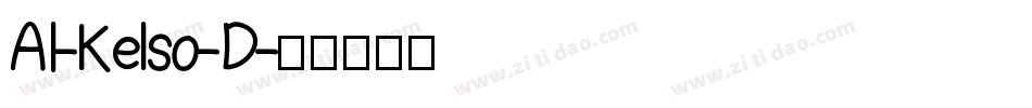 AI-Kelso-D字体转换