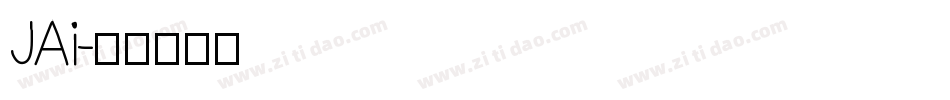 JAi字体转换