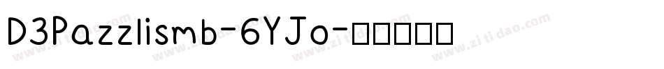 D3Pazzlismb-6YJo字体转换