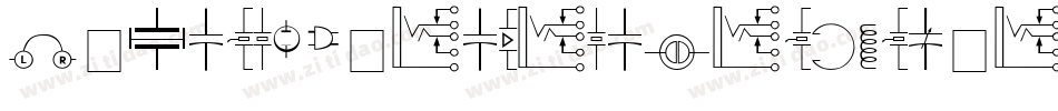 ElectronicCircuitItalic-ePKm字体转换