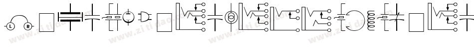 ElectronicLightItalic-j3A9字体转换