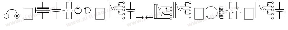 ElectronicThinItalic-MwGr字体转换