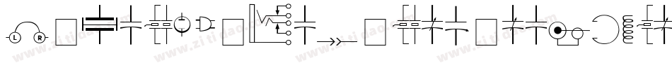 ElectronicUltrablackItalic-leEe字体转换