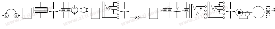 ElectronicUltrathickItalic-Bnol字体转换