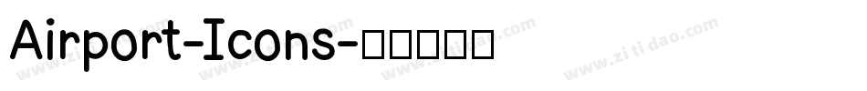 Airport-Icons字体转换