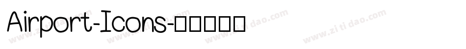Airport-Icons字体转换