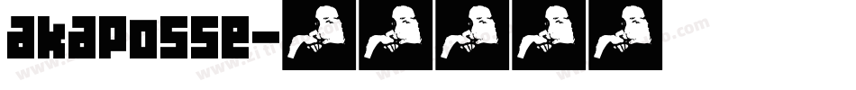 akaPosse字体转换
