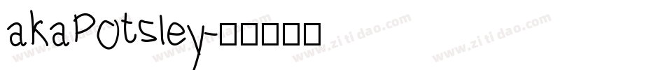 akaPotsley字体转换