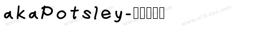 akaPotsley字体转换