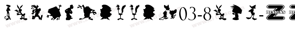 Silhouettes03-8OvB字体转换