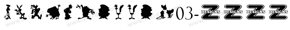 Silhouettes03字体转换