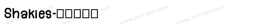 Shakies字体转换