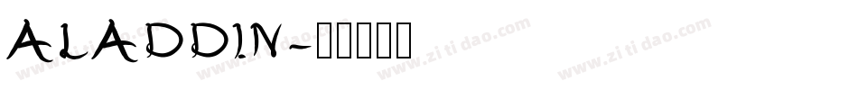 ALADDIN字体转换