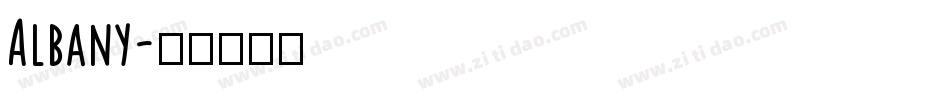 Albany字体转换