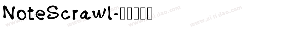NoteScrawl字体转换