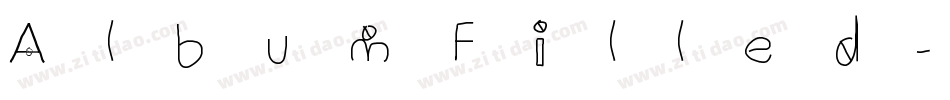 AlbumFilled字体转换