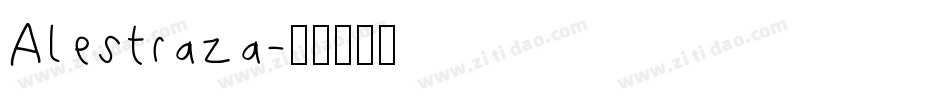 Alestraza字体转换