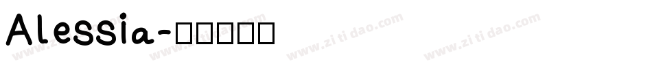 Alessia字体转换