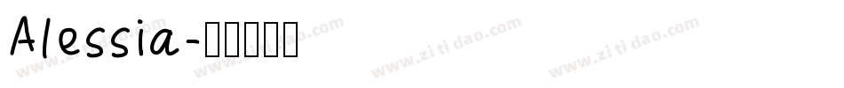 Alessia字体转换